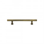 M Marcus Heritage Brass T-Bar Design Cabinet Pull with 16mm Rose 101mm Centre to Centre